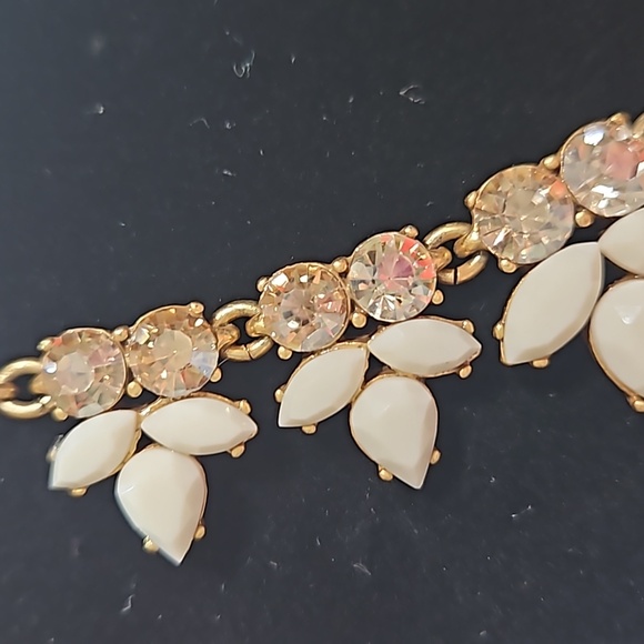 Vintage J.Crew white with rhinestones - Picture 3 of 8